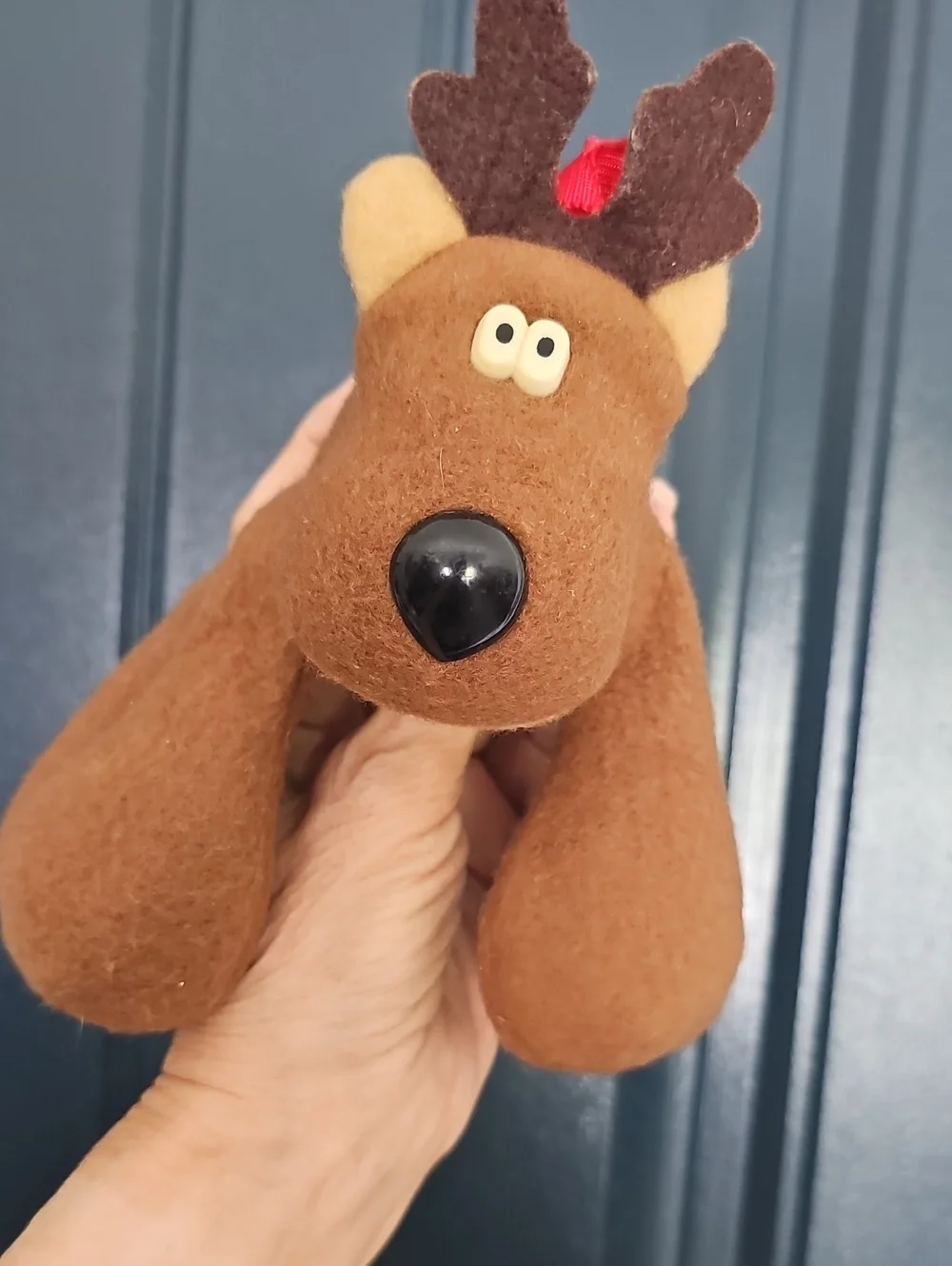 Rodney Reindeer Bean Bag Plush Christmas Vintage Deer Buck 🦌